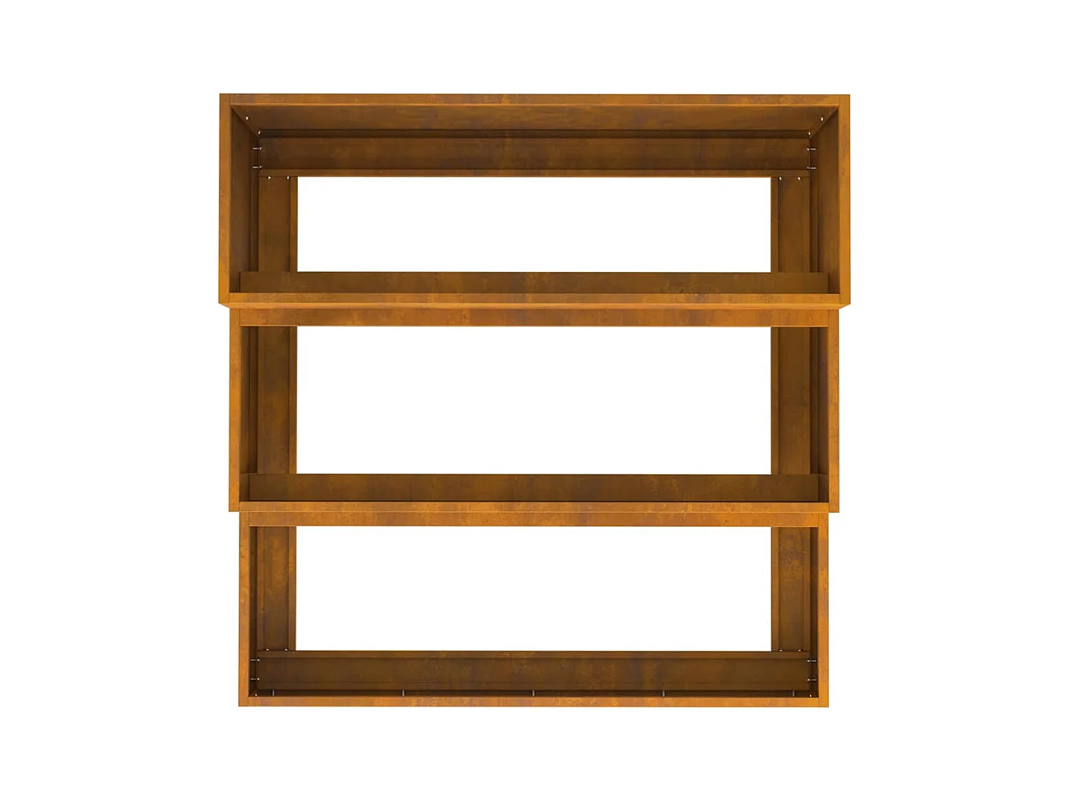 Maceta para Jardín | Jardinera | Macetero Oxidado 90 x 90 x 35 cm Acero oxidado