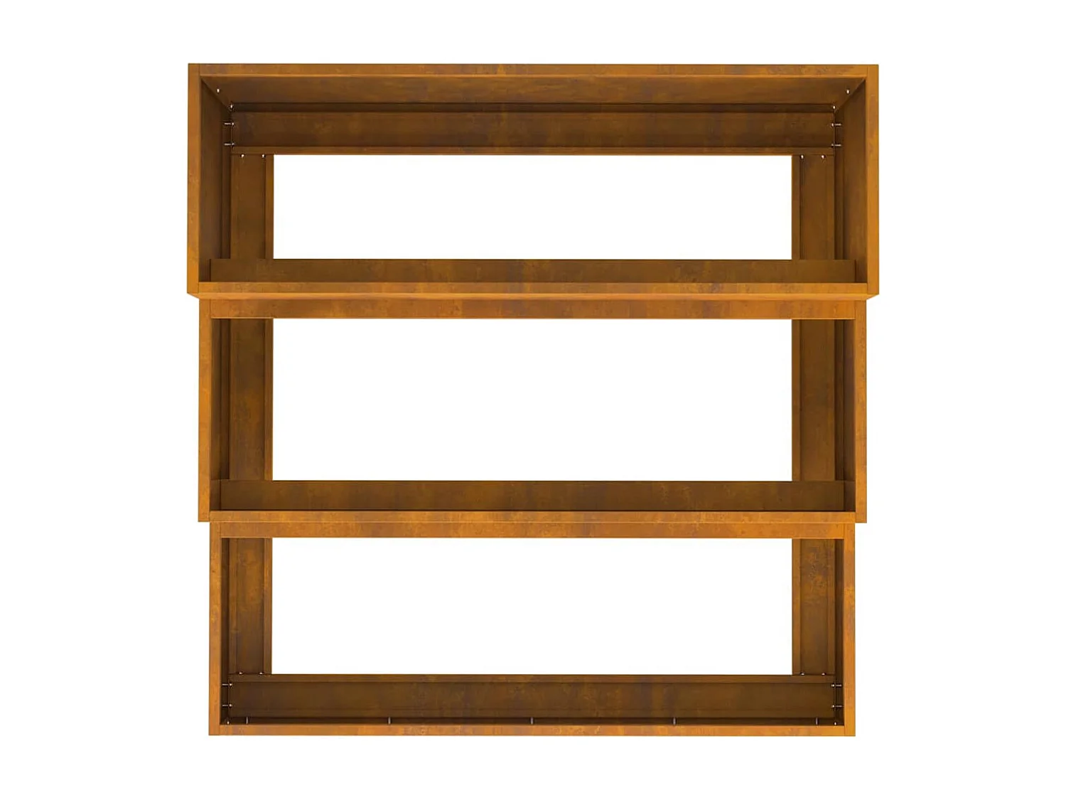 Cache-pot de jardin | Jardinière Rouillé 90 x 90 x 35 cm