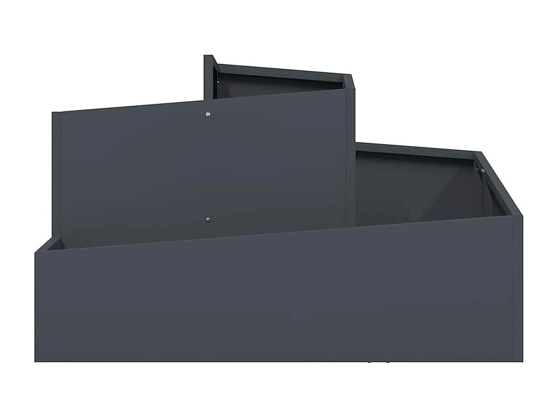 Cache-pot de jardin | Jardinière Anthracite 80 x 80 x 50 cm