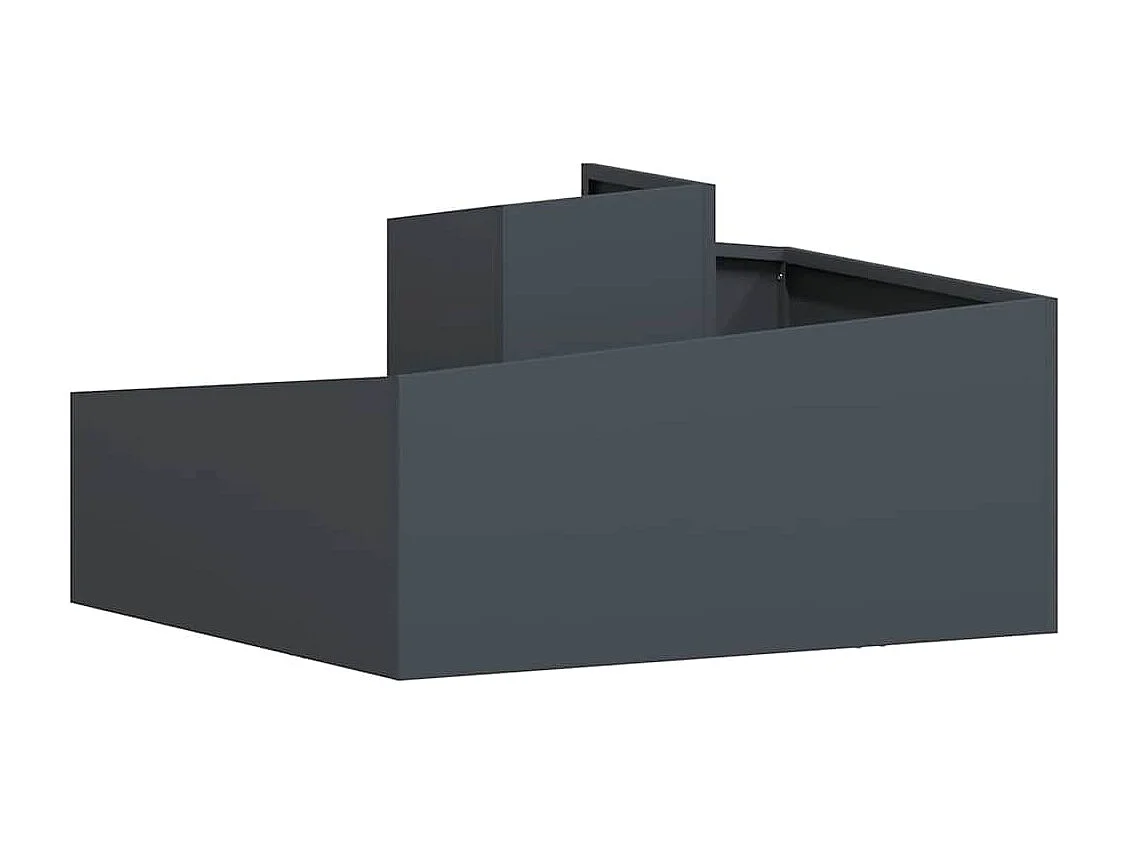 Cache-pot de jardin | Jardinière Anthracite 80 x 80 x 50 cm