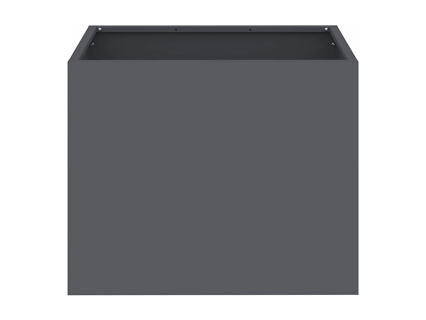 Cache-pot de jardin | Jardinière Anthracite Acier laminé à froid