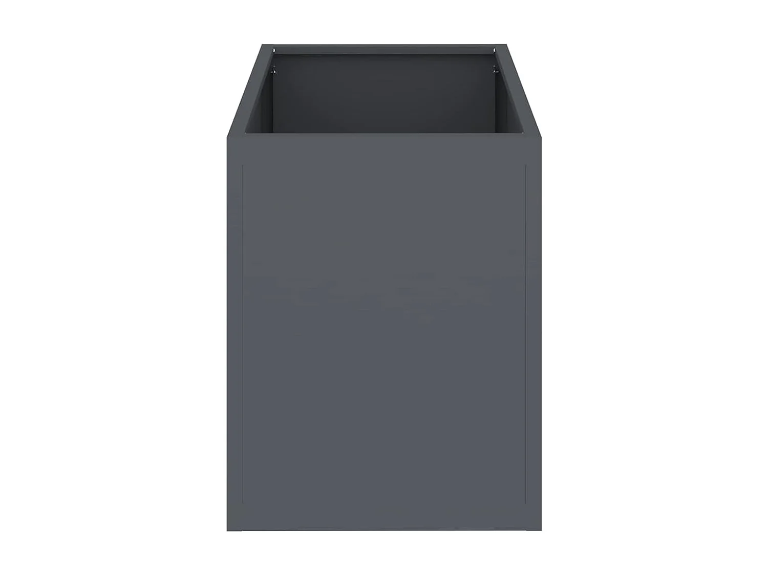 Cache-pot de jardin | Jardinière Anthracite Acier laminé à froid