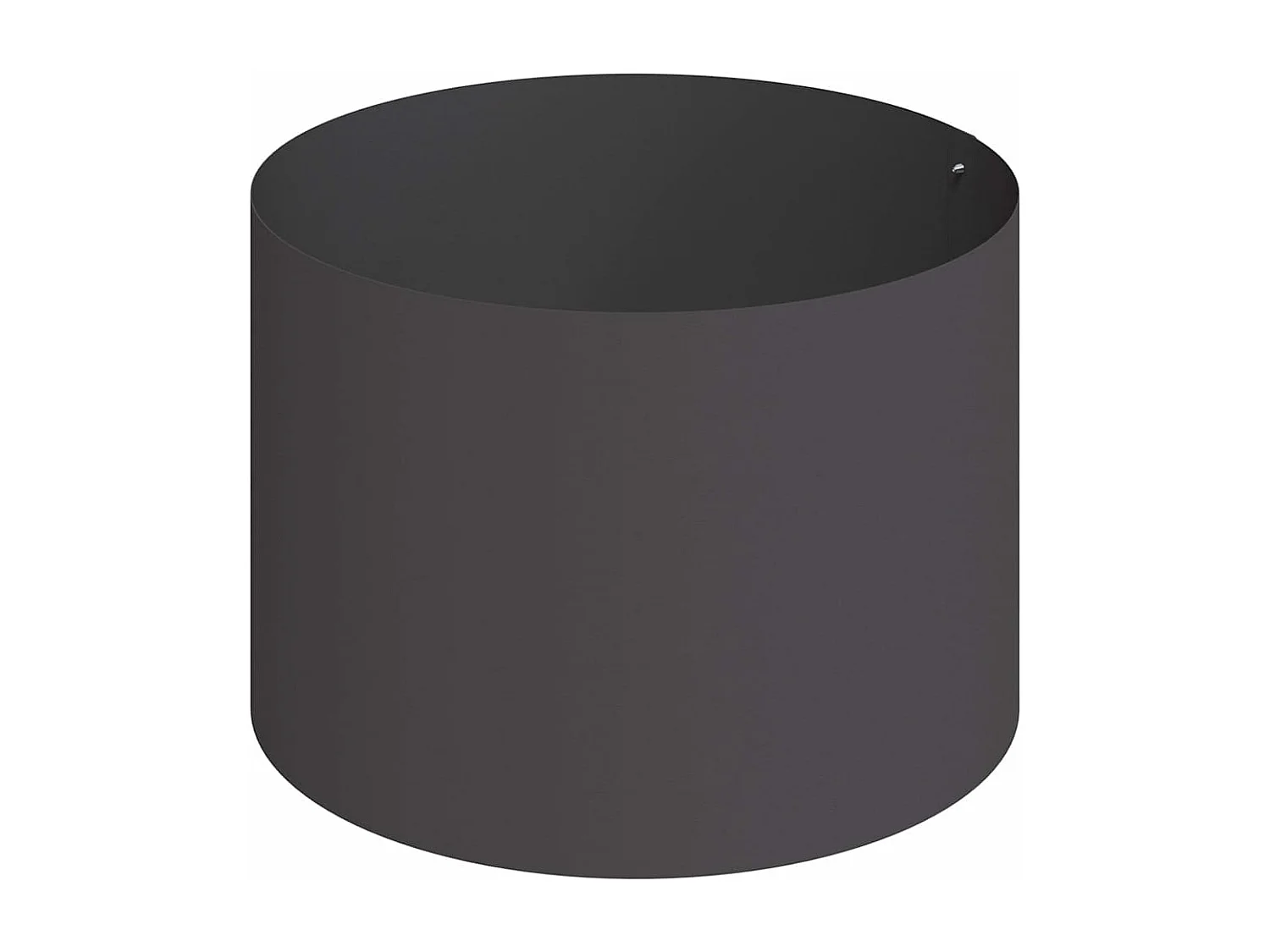 Maceta para Jardín | Jardinera | Macetero Negro 90 x 90 x 20 cm Acero