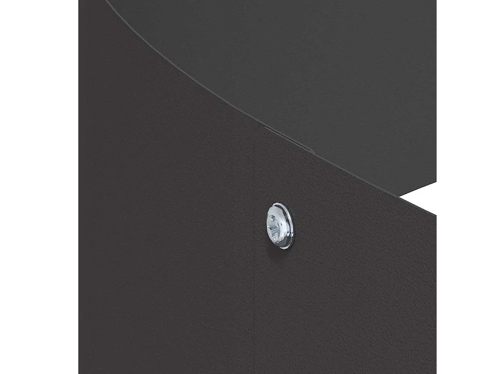 Cache-pot de jardin | Jardinière Noir 90 x 90 x 20 cm Acier