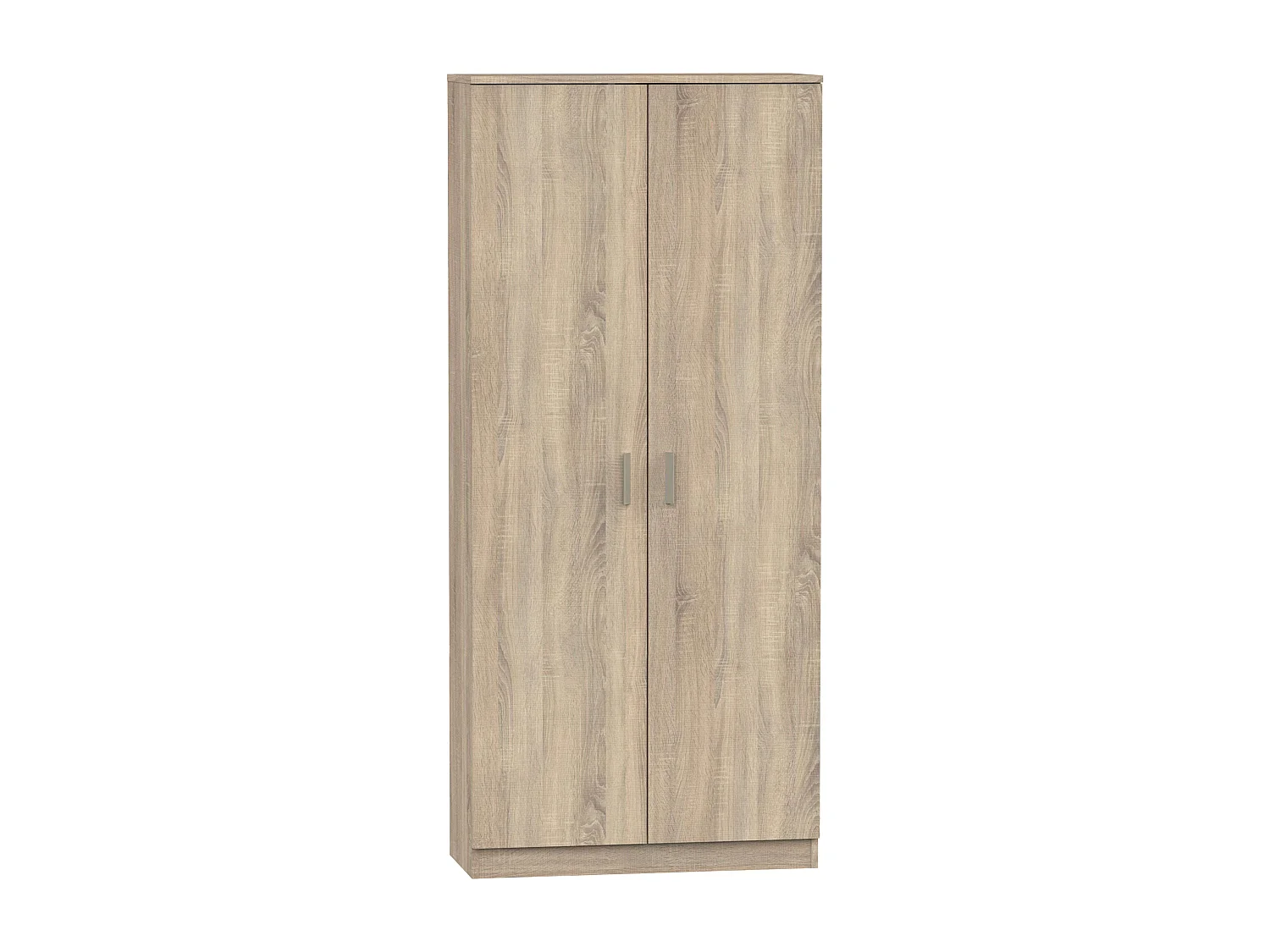 Armario Multiusos Escobero 1 Estante Superior Altura Roble Cambrian 180x80x35cm