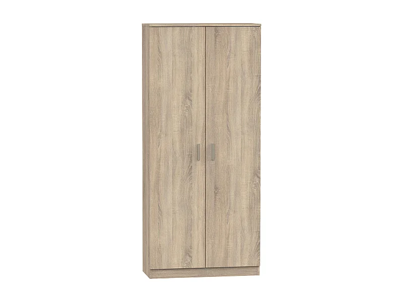 Armario Multiusos Escobero 1 Estante Superior Altura Roble Cambrian 180x80x35cm