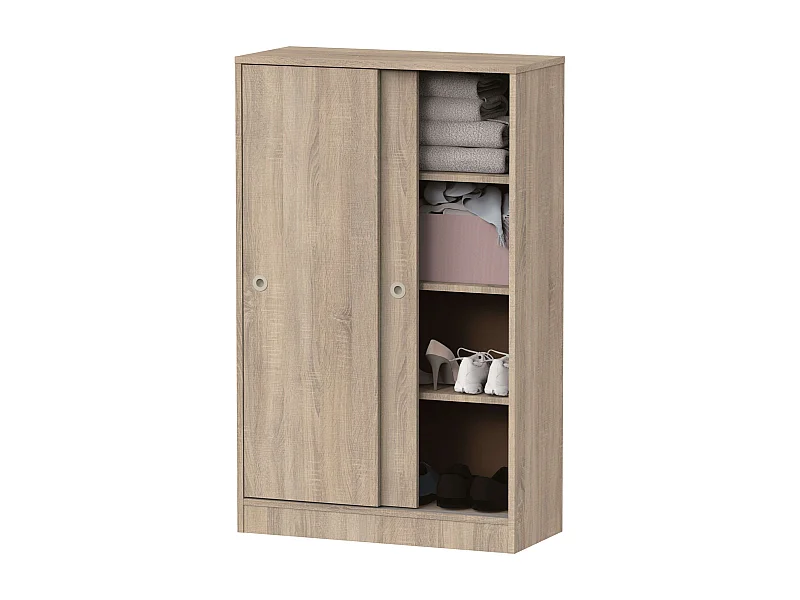 Armoire auxiliaire Turin 2P 3E Cambrian Multiusage 120x74x33 cm