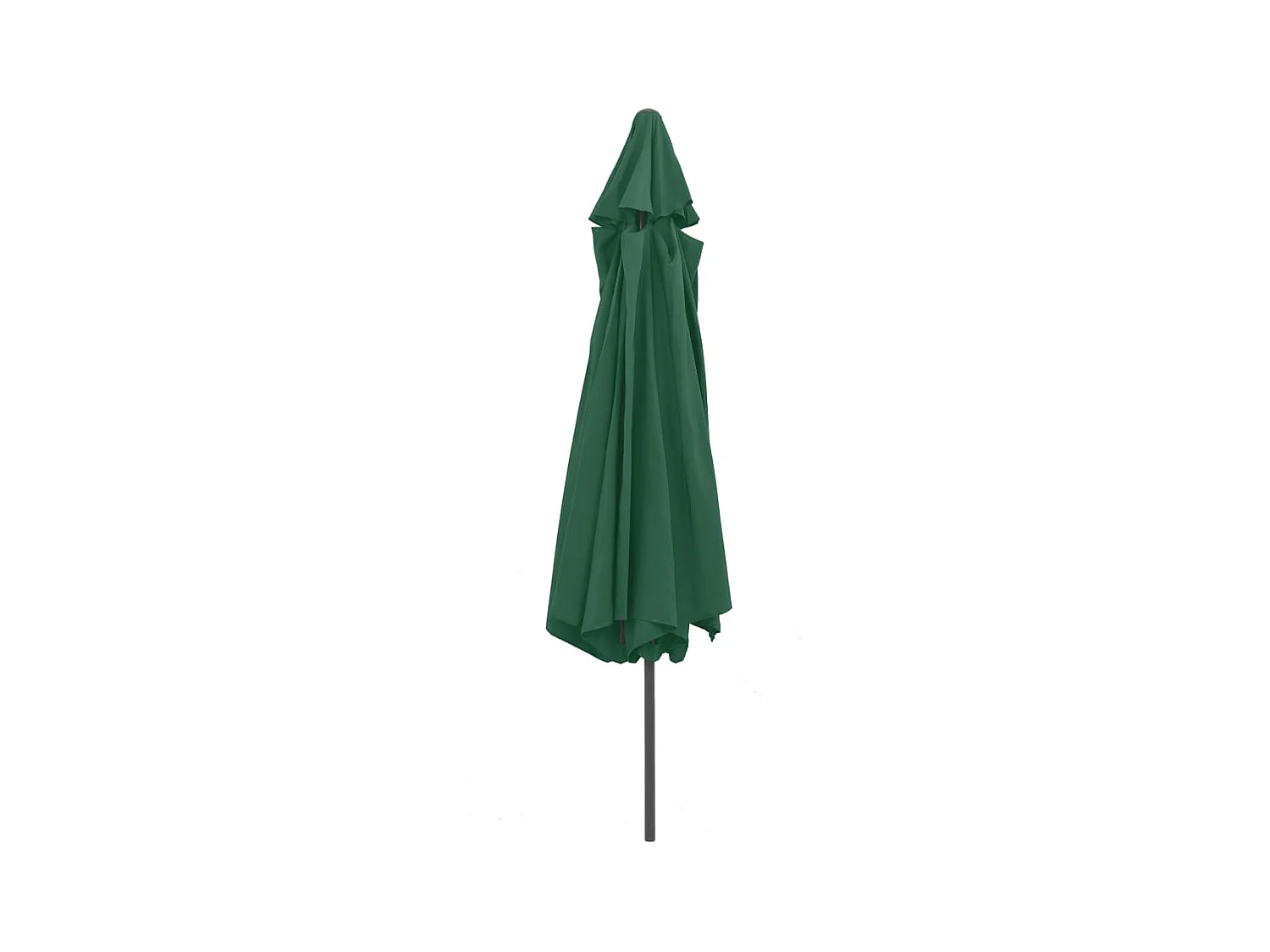 Parasol de jardin-Parasol d'extérieur avec mât en métal 390 cm vert