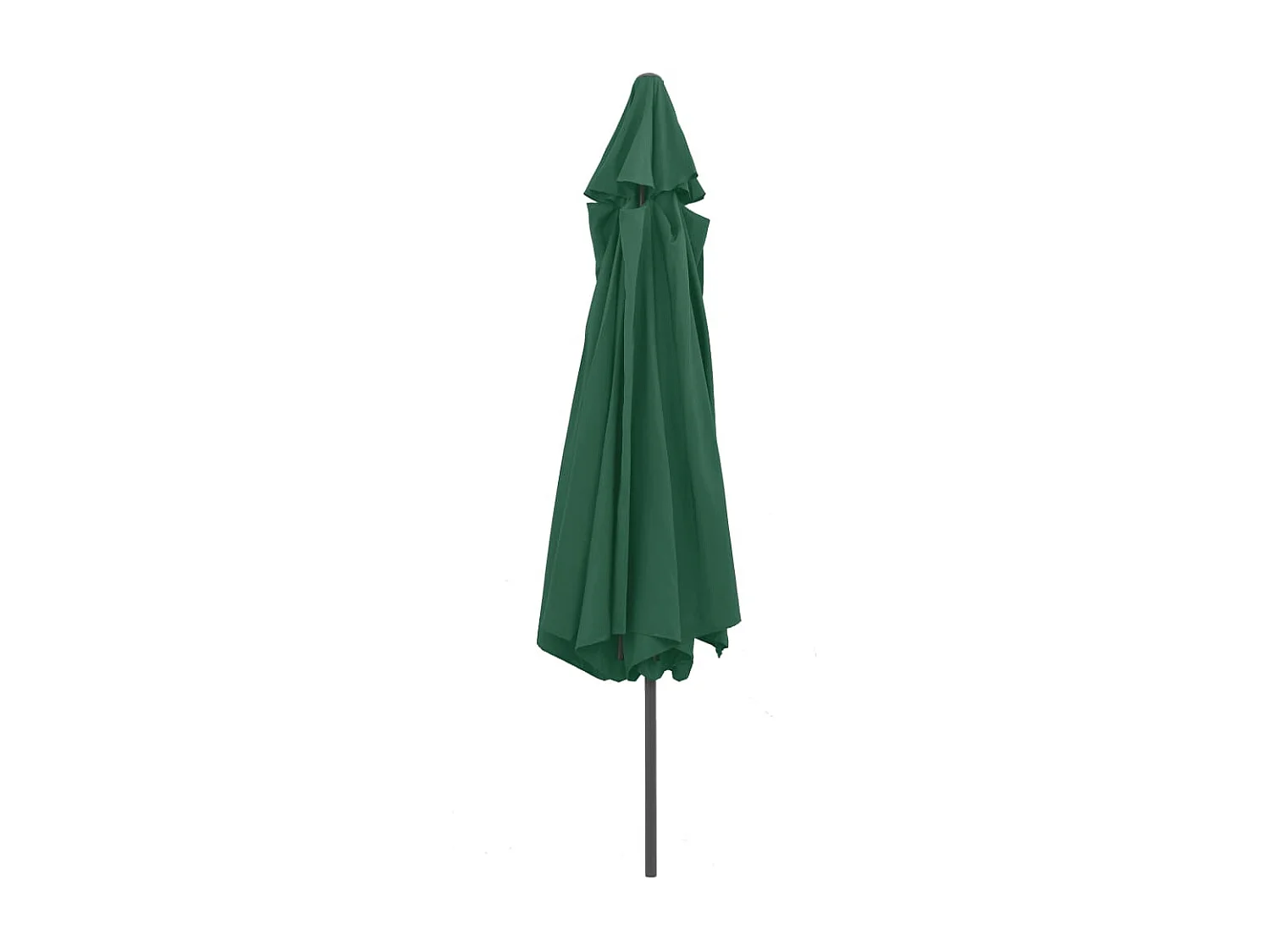 Parasol de jardin-Parasol d'extérieur avec mât en métal 390 cm vert