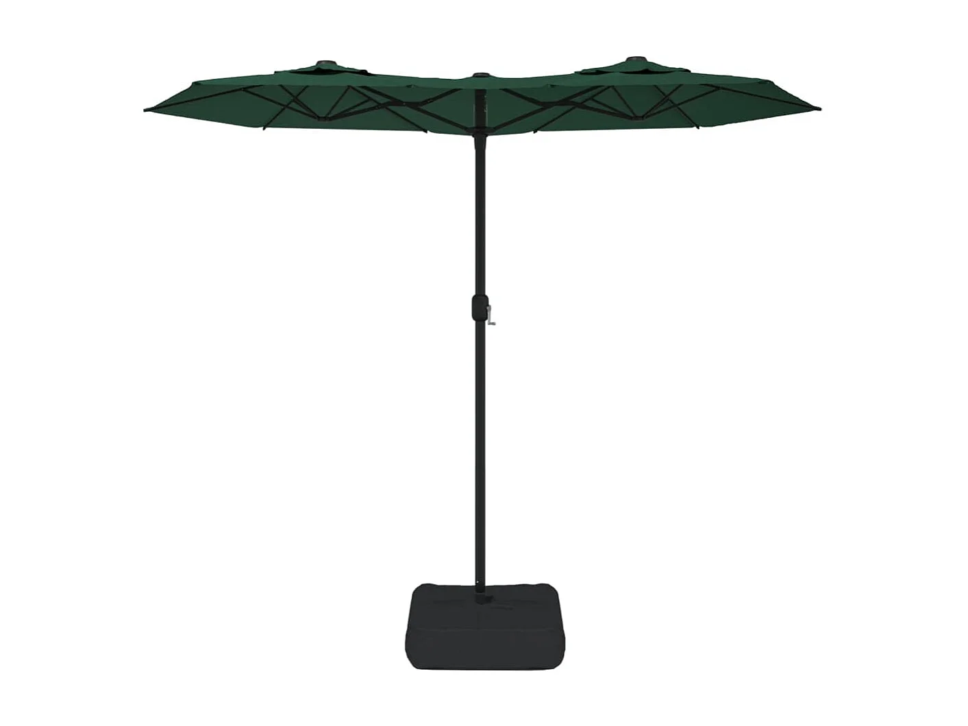 Parasol de jardin-Parasol à double tête vert 316x145 cm