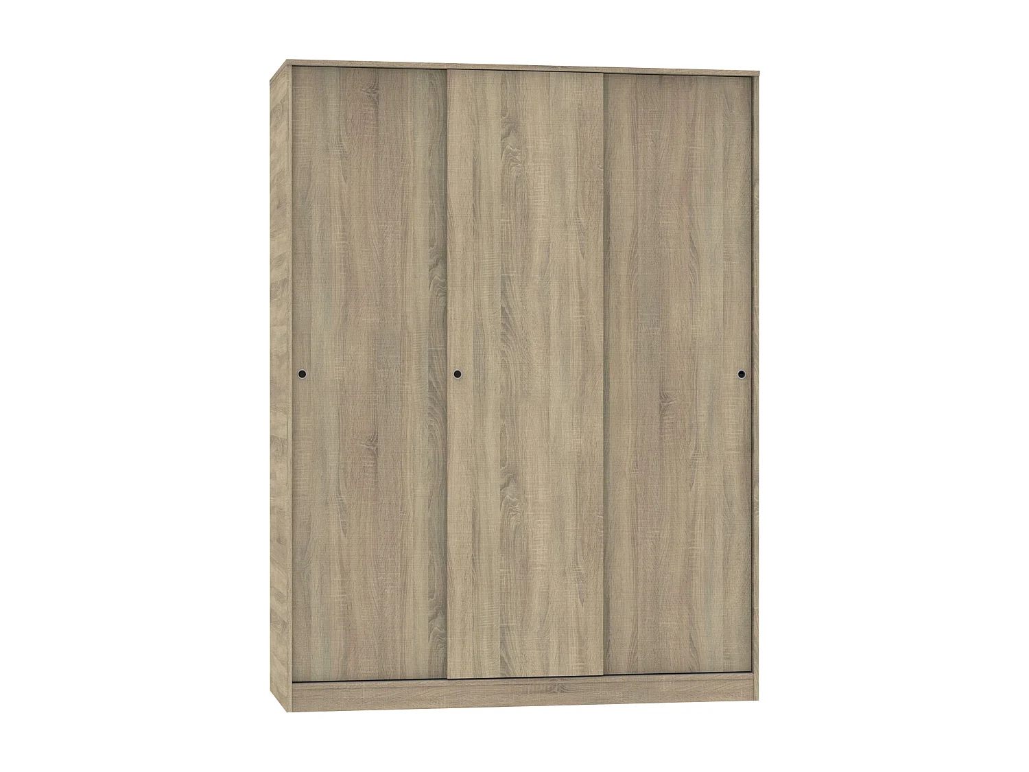 Armario Tibet 3 Puertas Correderas Roble Cambrian/Blanco/Roble 150x200cm