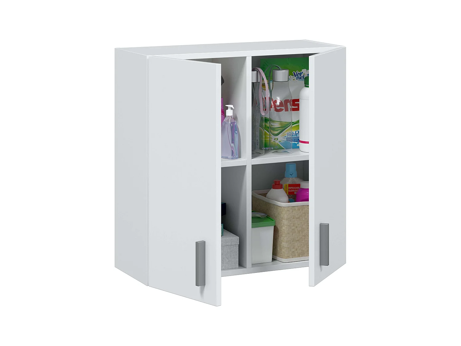 Pack Armarios Bianca Blanco Cocina Despensa Colada Muebles Auxiliares