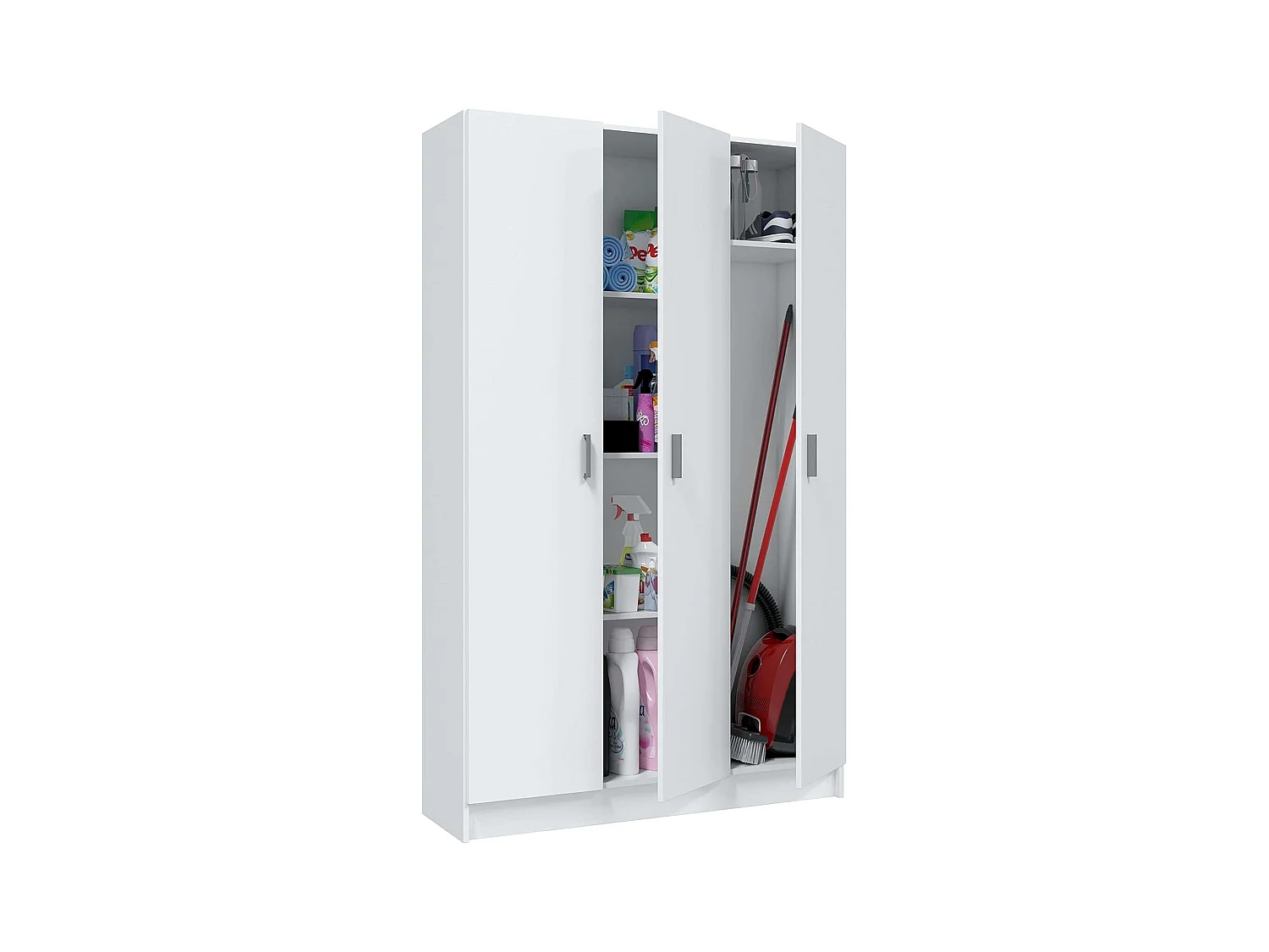 Pack Armarios Bianca Blanco Cocina Despensa Colada Muebles Auxiliares