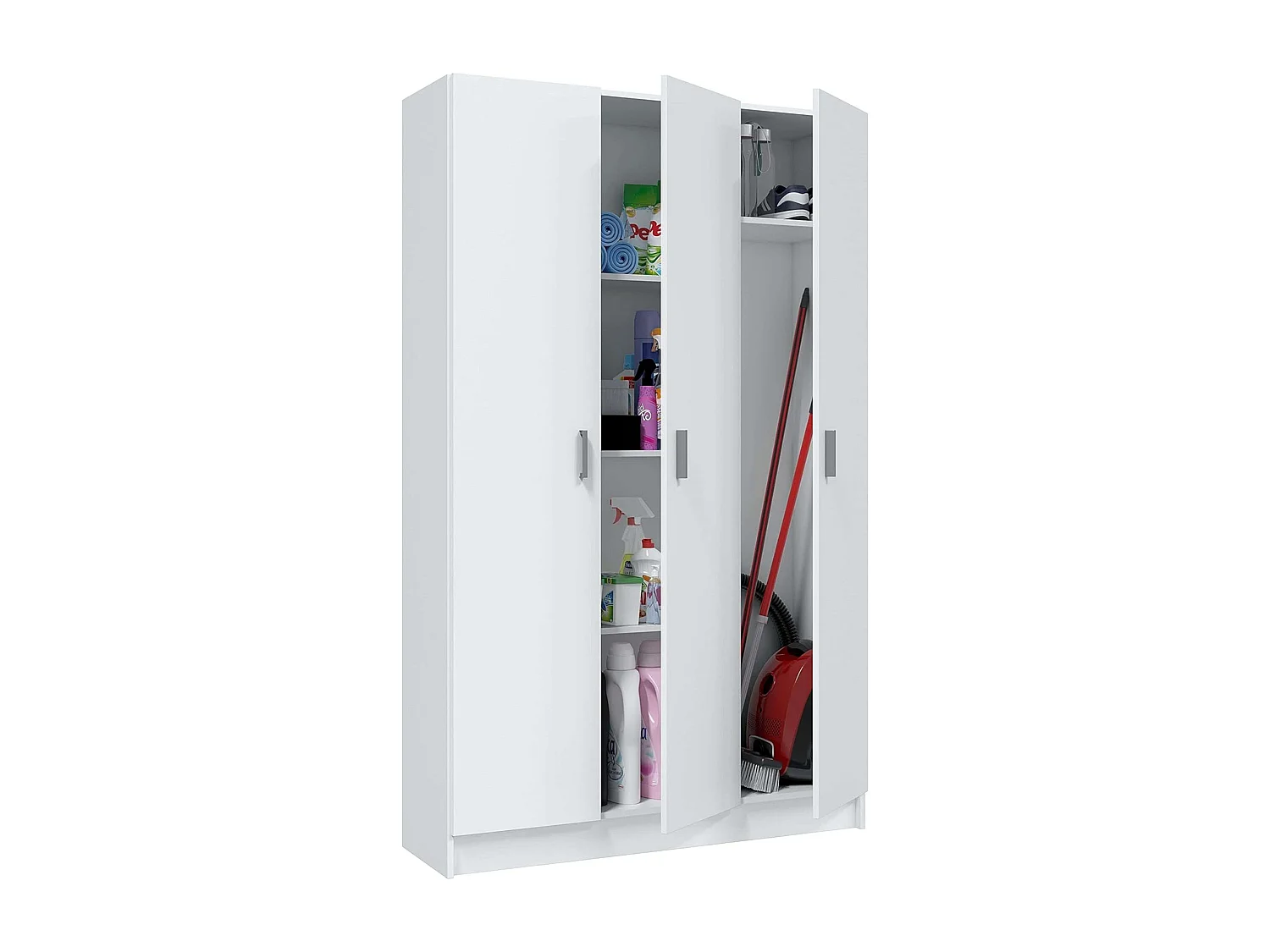 Pack Armarios Bianca Blanco Cocina Despensa Colada Muebles Auxiliares