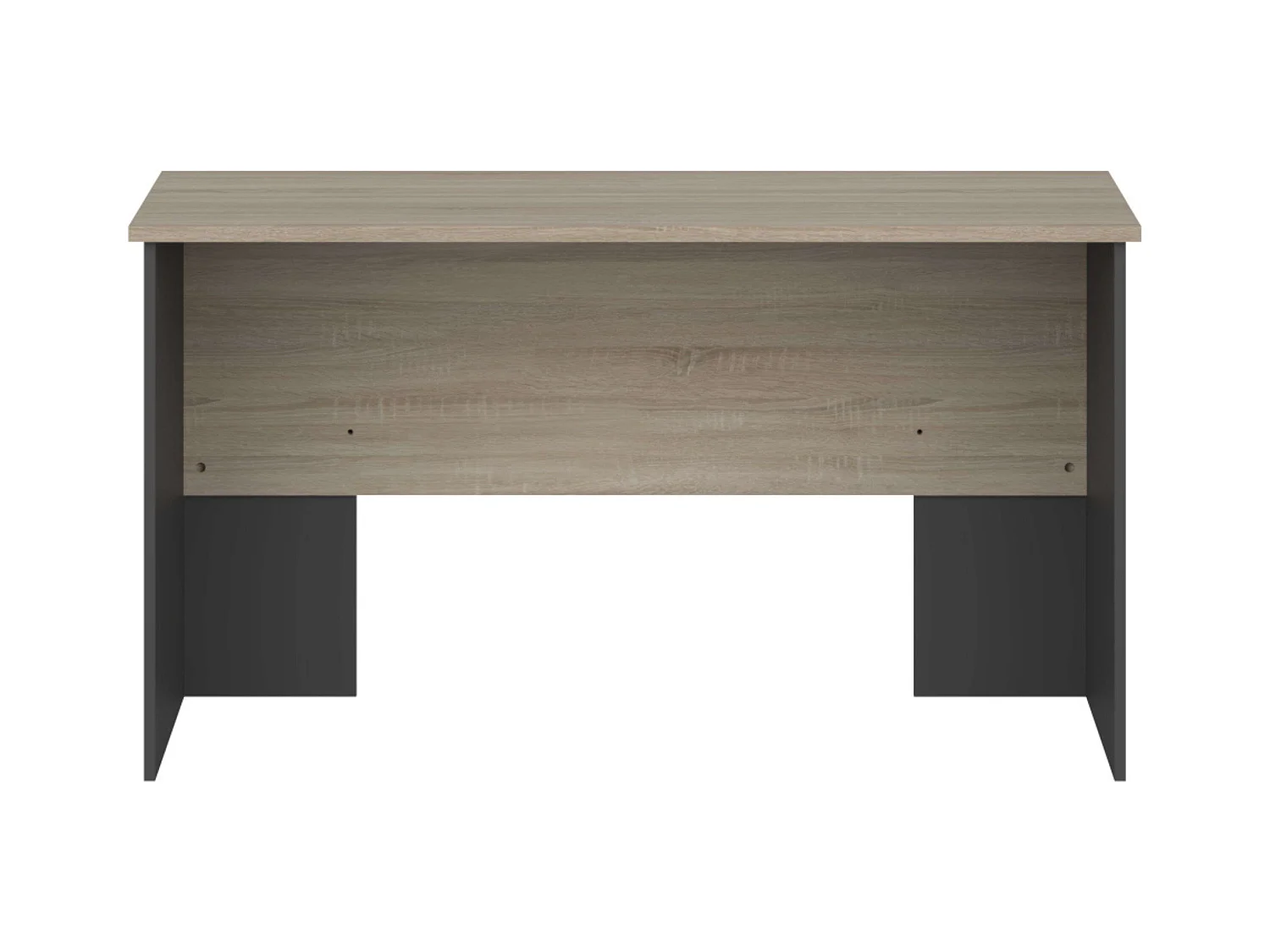 Mesa de escritório industrial Nibis Carvalho Sonoma/Cinza Antracite 140 cm