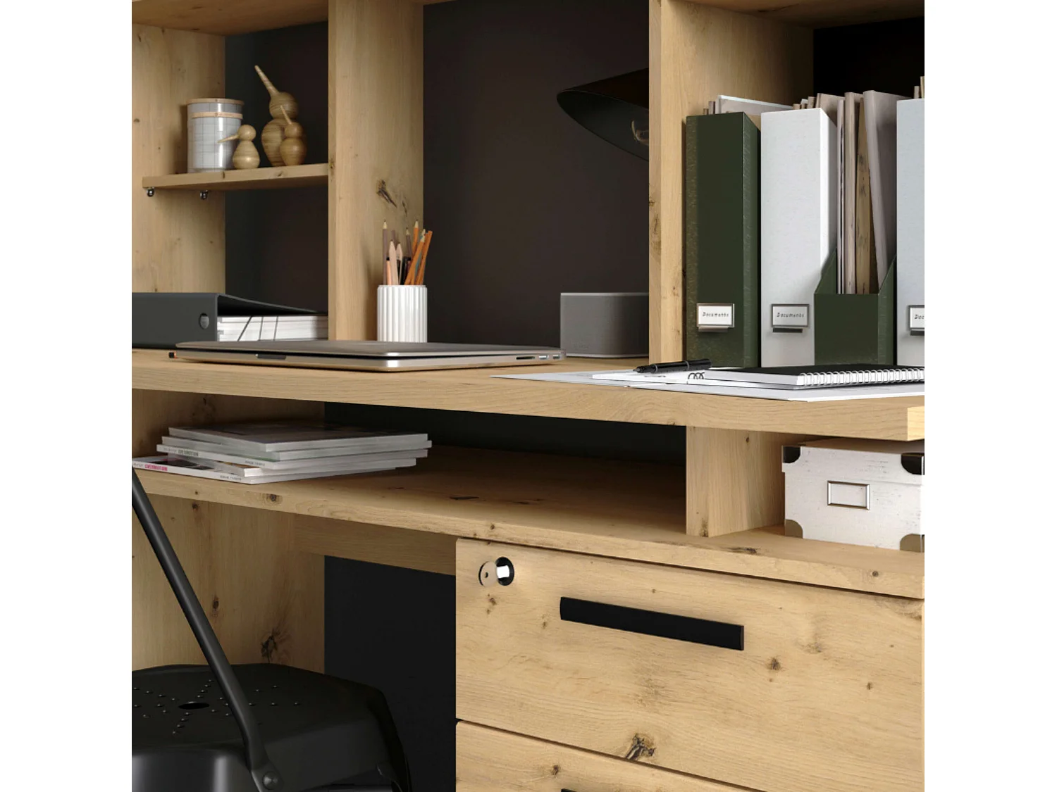 Escritorio con estantería Minister