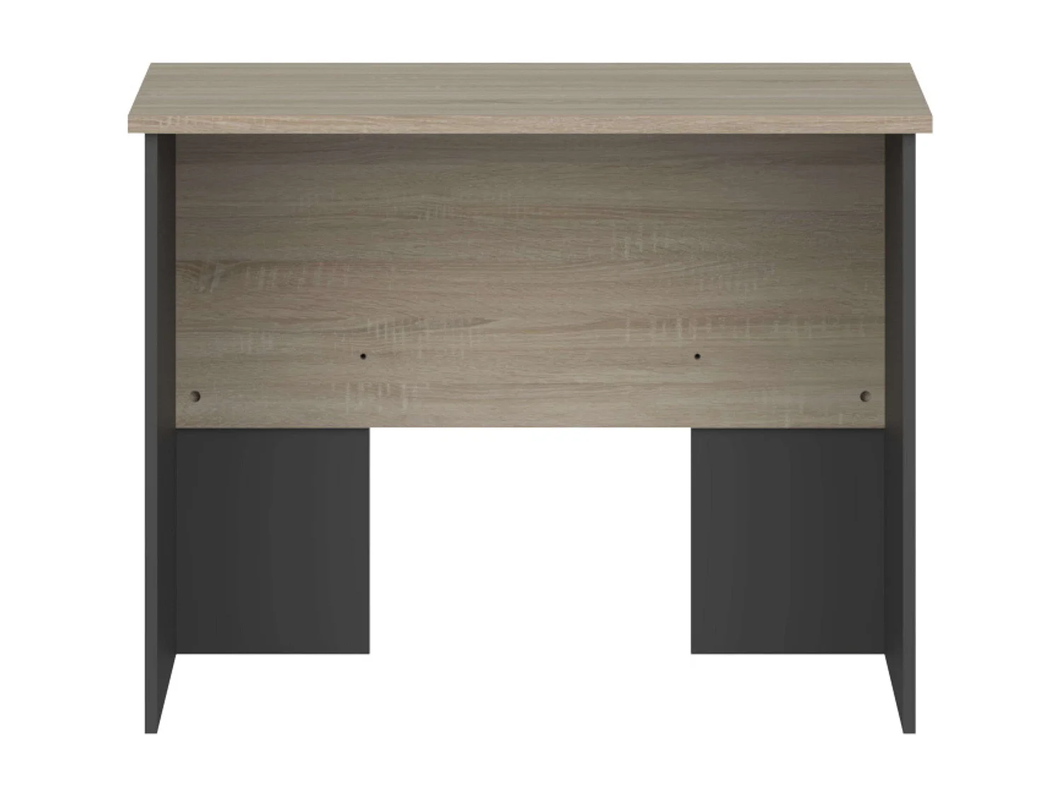 Bureau industriel Nibis Chêne Sonoma et Gris Anthracite 100 cm