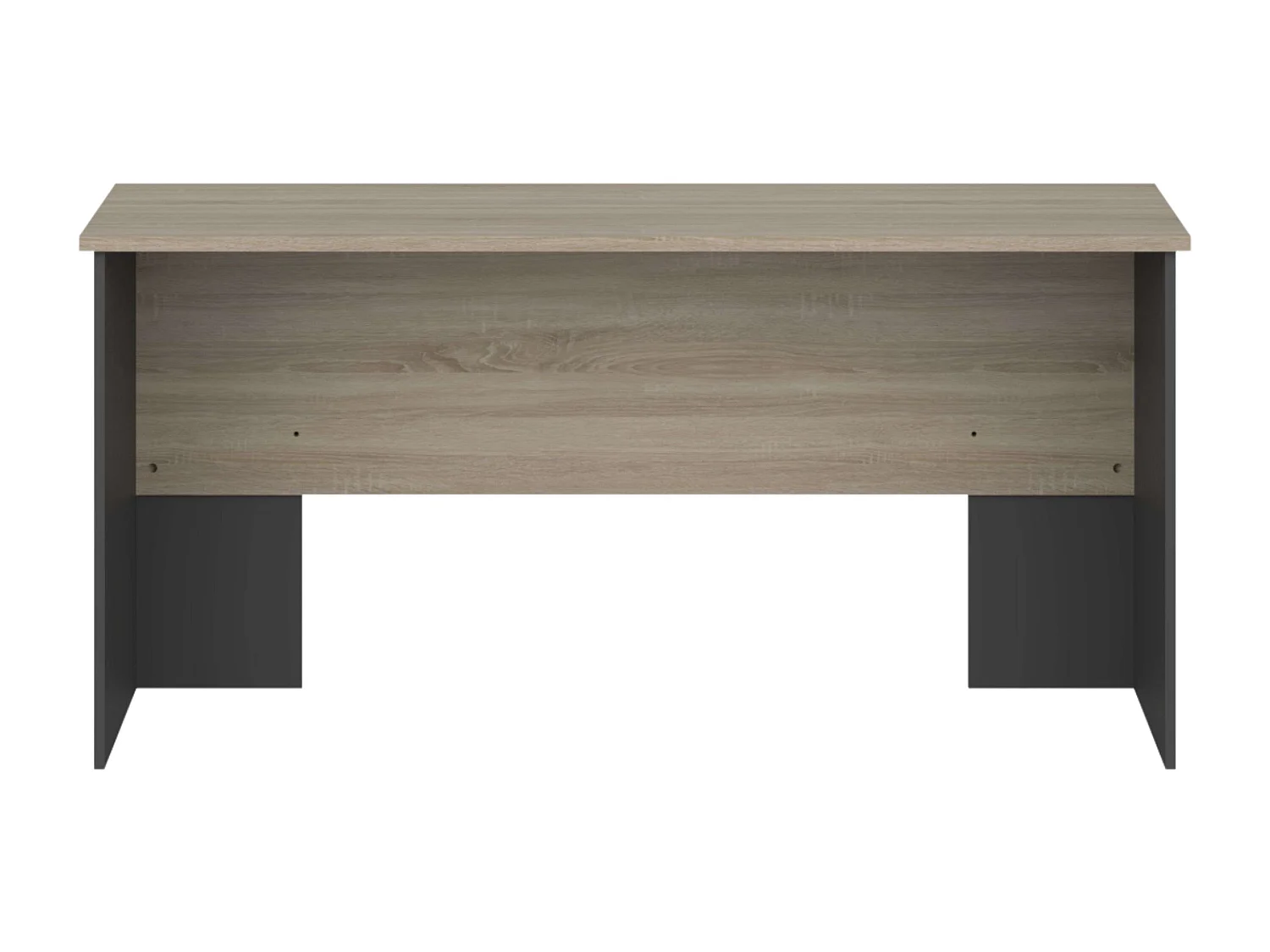 Mesa Escritorio Oficina Nibis Industrial Roble Sonoma y Gris Antracita 160 cm