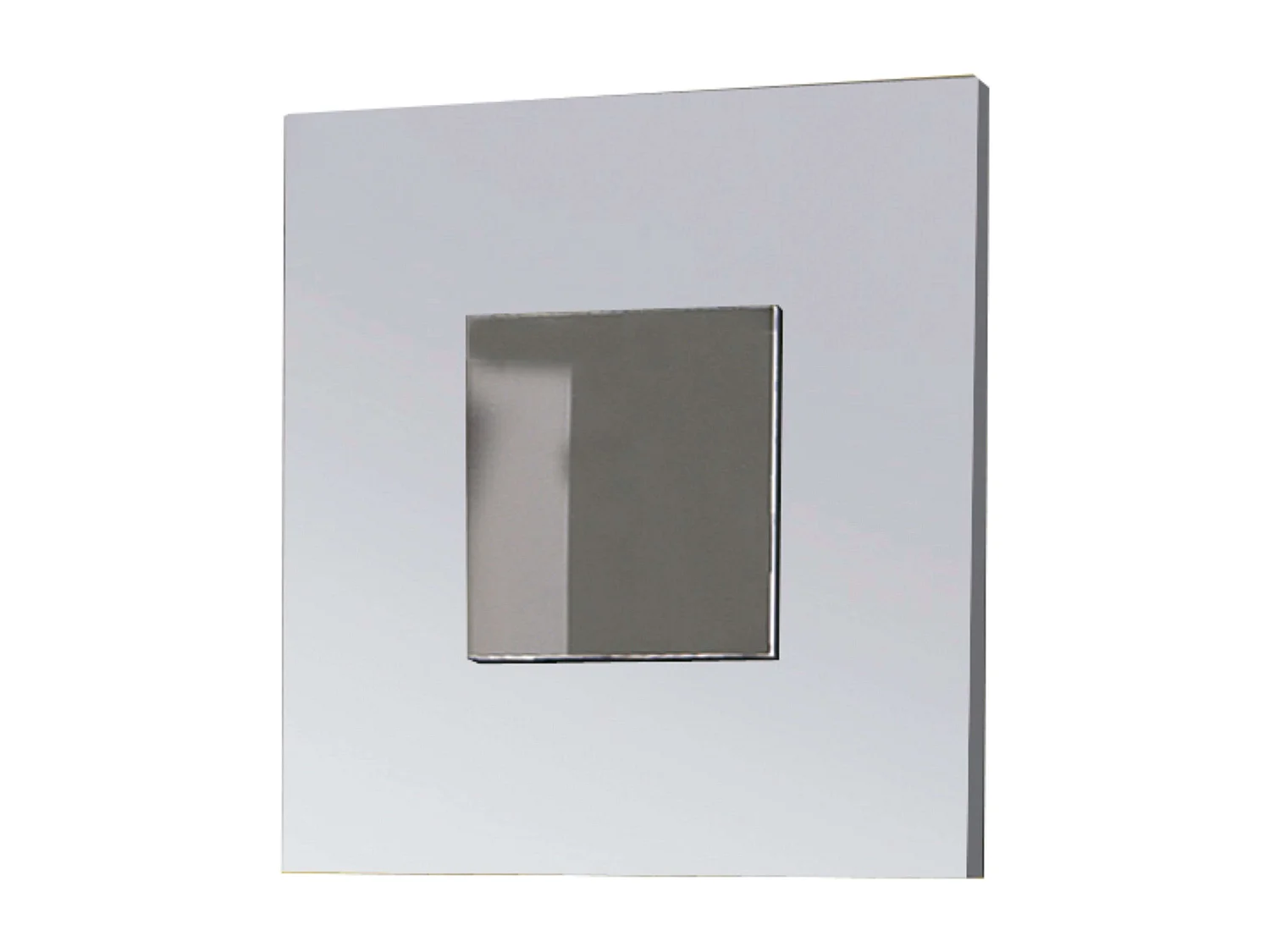 Juego 2 Espejos Cajún Entrada Moderno Blanco 45x45x2 cm