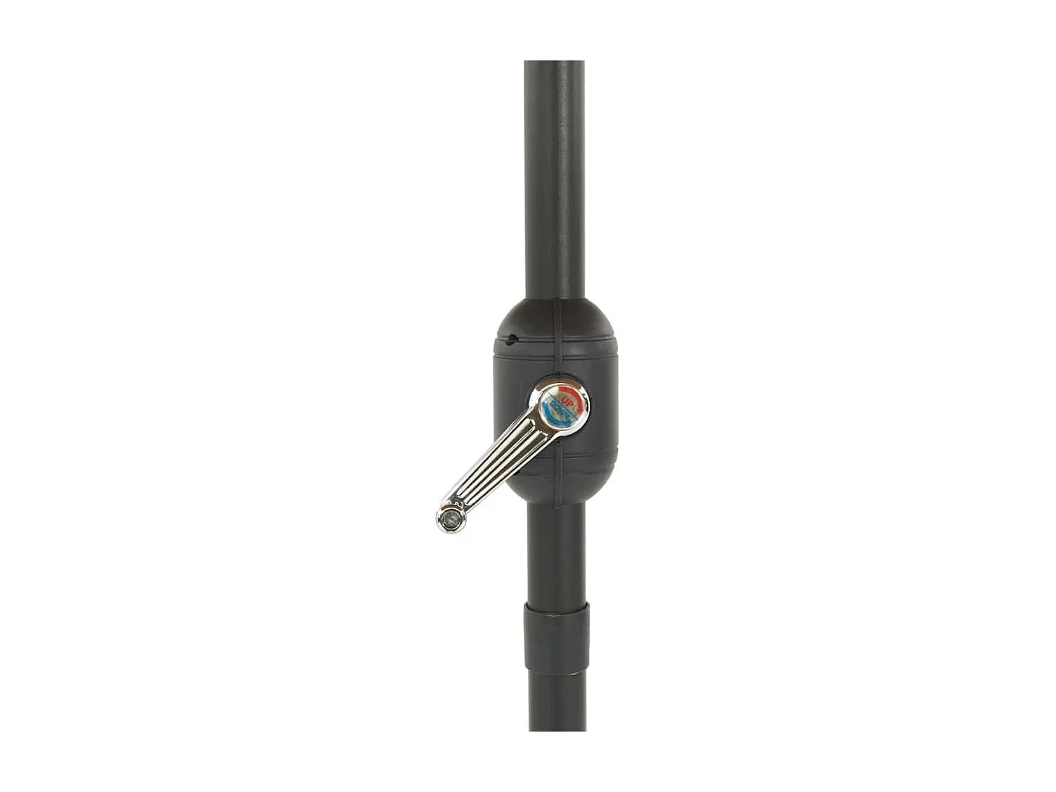 Parasol de jardin-Parasol d'extérieur avec mât en acier marron 324x324x247 cm