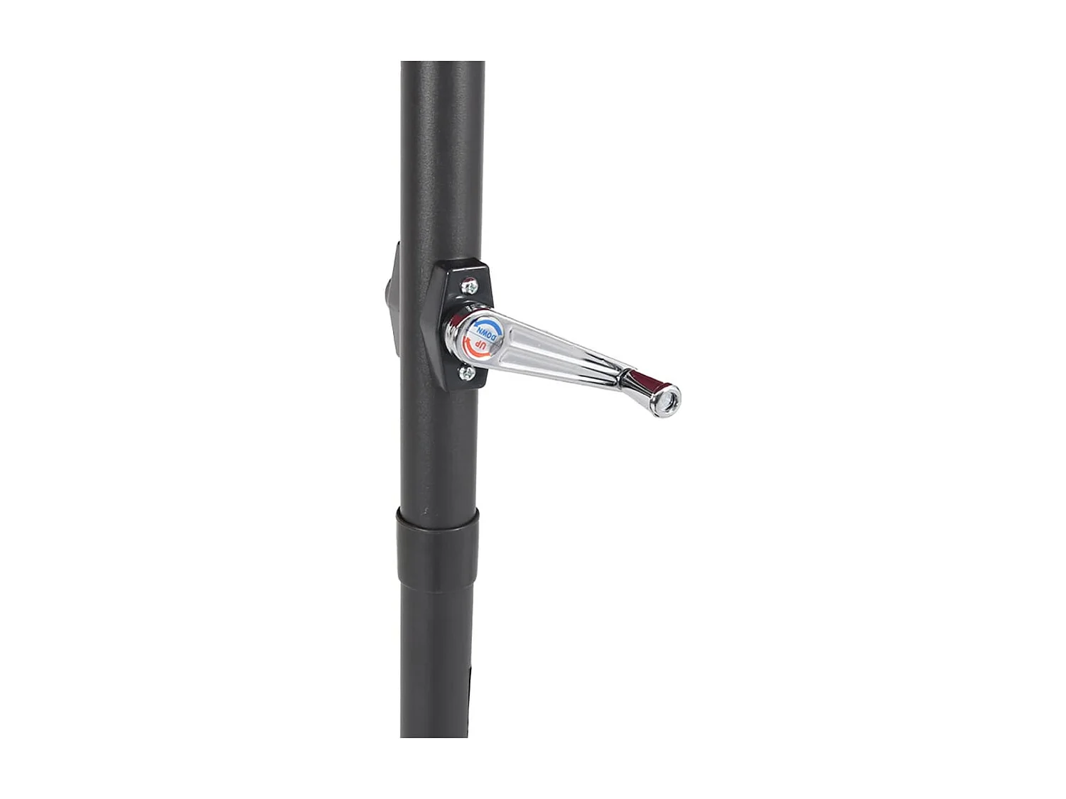 Parasol de jardin-Parasol d'extérieur avec mât en acier bleu 288x288x225 cm