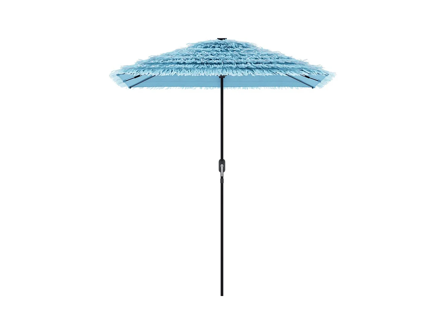 Parasol de jardin-Parasol d'extérieur avec mât en acier bleu 300x200x250 cm