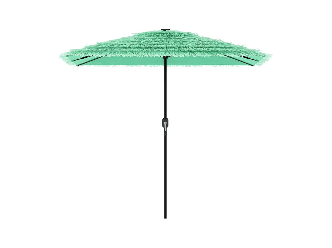 Parasol de jardin-Parasol d'extérieur avec mât en acier vert 248x248x248 cm