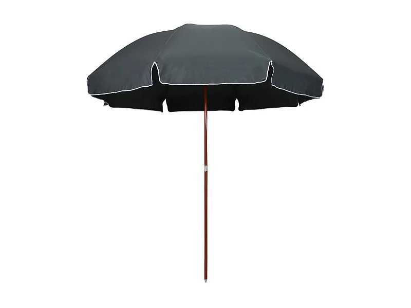 Parasol de jardin-Parasol d'extérieur avec mât en acier 300 cm anthracite