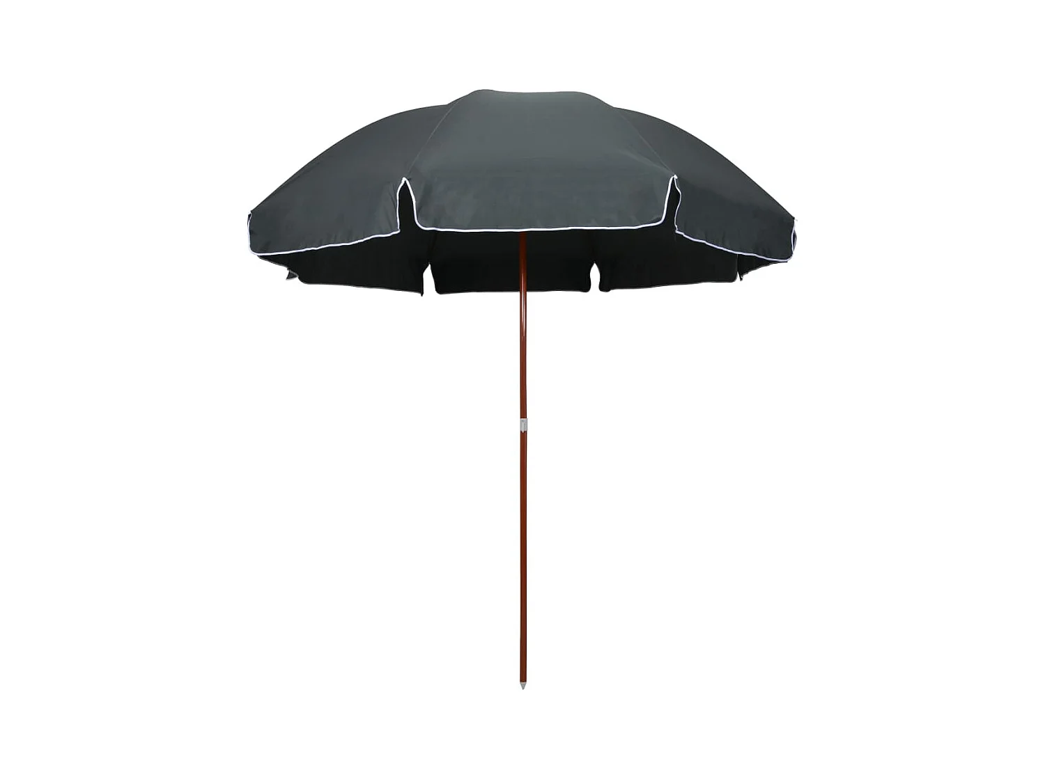 Parasol de jardin-Parasol d'extérieur avec mât en acier 300 cm anthracite