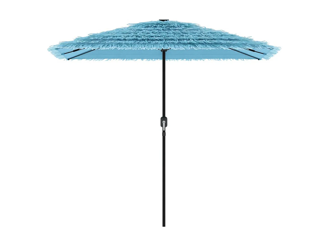 Parasol de jardin-Parasol d'extérieur avec mât en acier bleu 248x248x248 cm