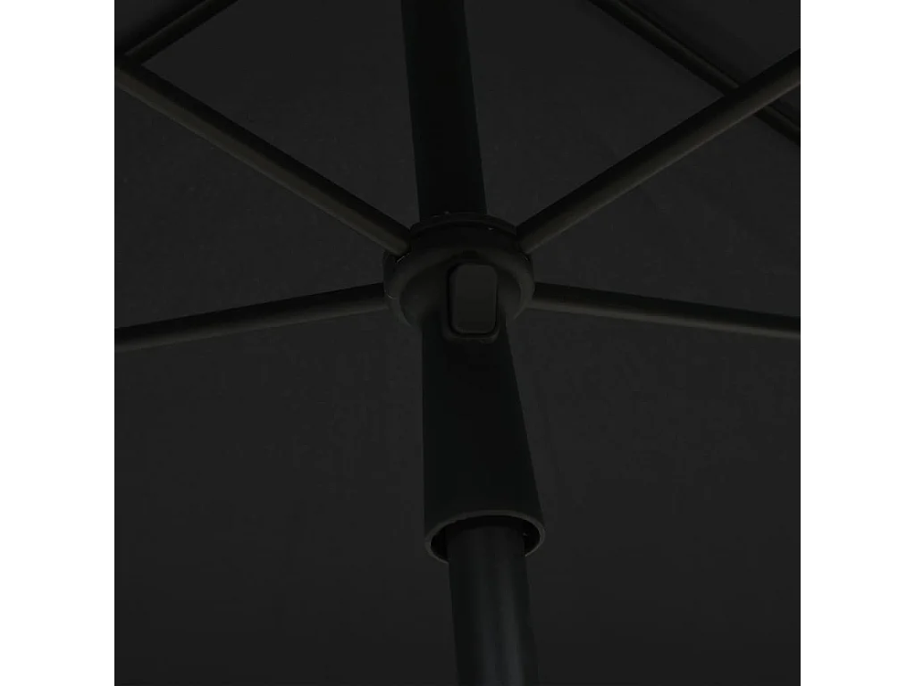 Parasol de jardin-Parasol d'extérieur avec mât 210x140 cm Anthracite