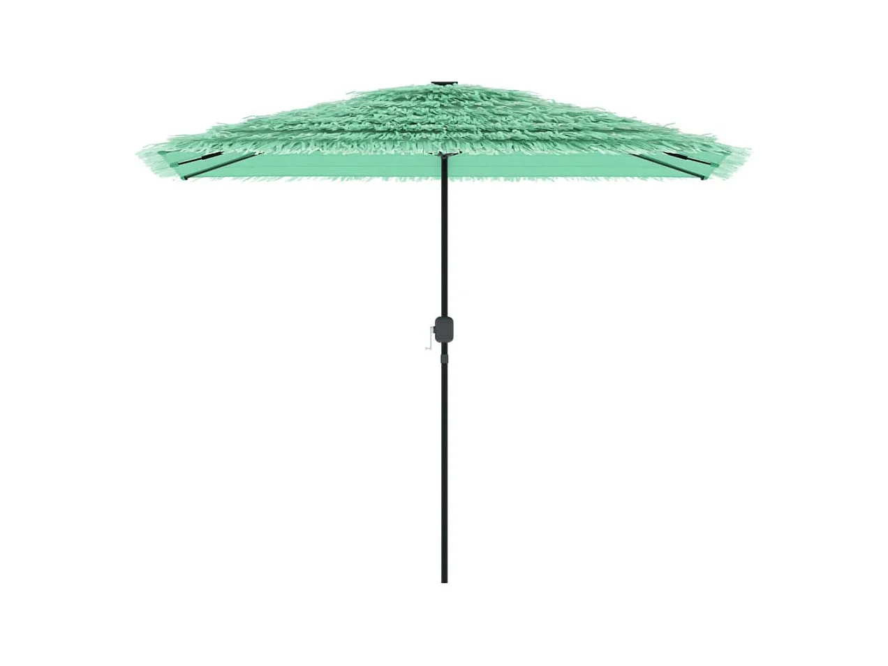 Parasol de jardin-Parasol d'extérieur avec mât en acier vert 300x200x250 cm