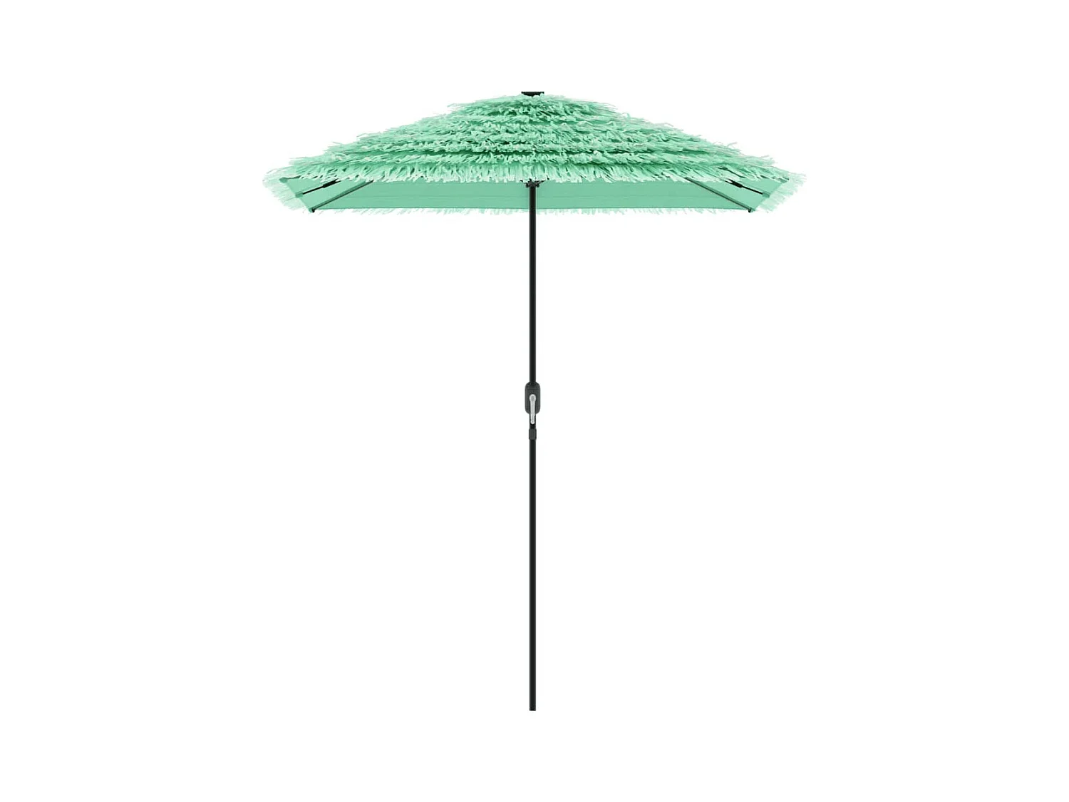 Parasol de jardin-Parasol d'extérieur avec mât en acier vert 300x200x250 cm
