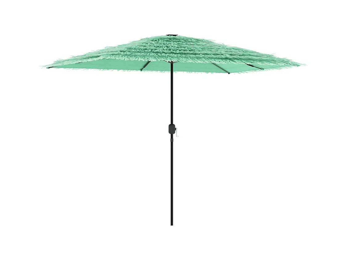 Parasol de jardin-Parasol d'extérieur avec mât en acier vert 300x200x250 cm