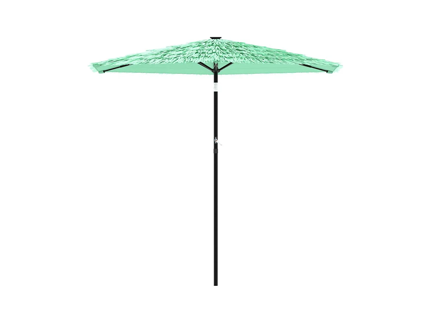 Parasol de jardin-Parasol d'extérieur avec mât en acier vert 268x268x226 cm