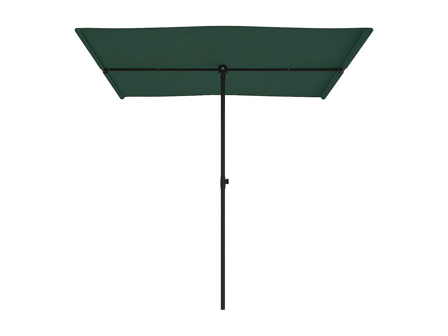 Parasol de jardin-Parasol d'extérieur avec mât en aluminium 2x1,5 m Vert