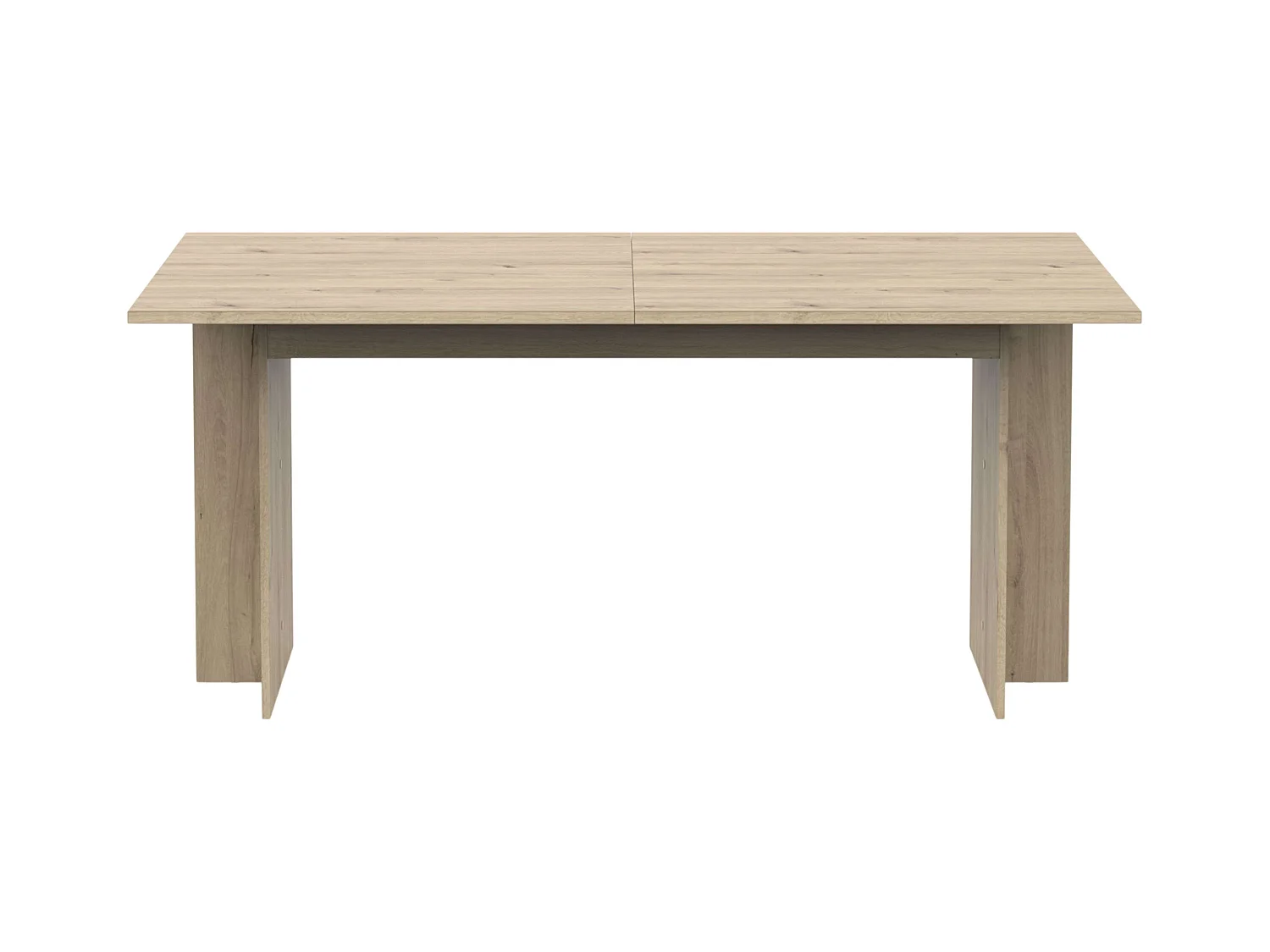Mesa extensible comedor roble melamina 165,6x73,7x90 cm Lead
