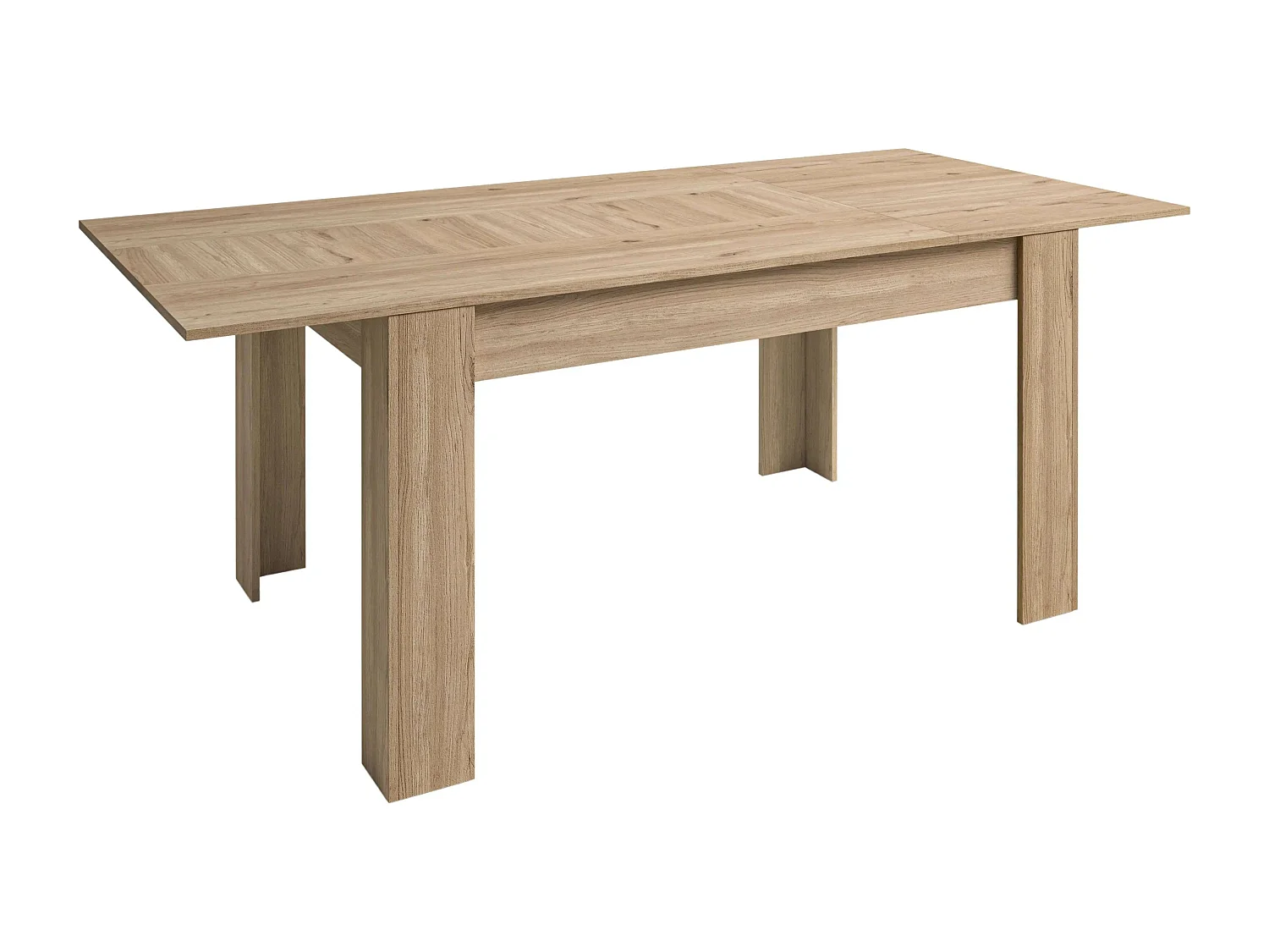 Mesa Extensible Basic Naturale 141x77x91 cm Comedor Moderno