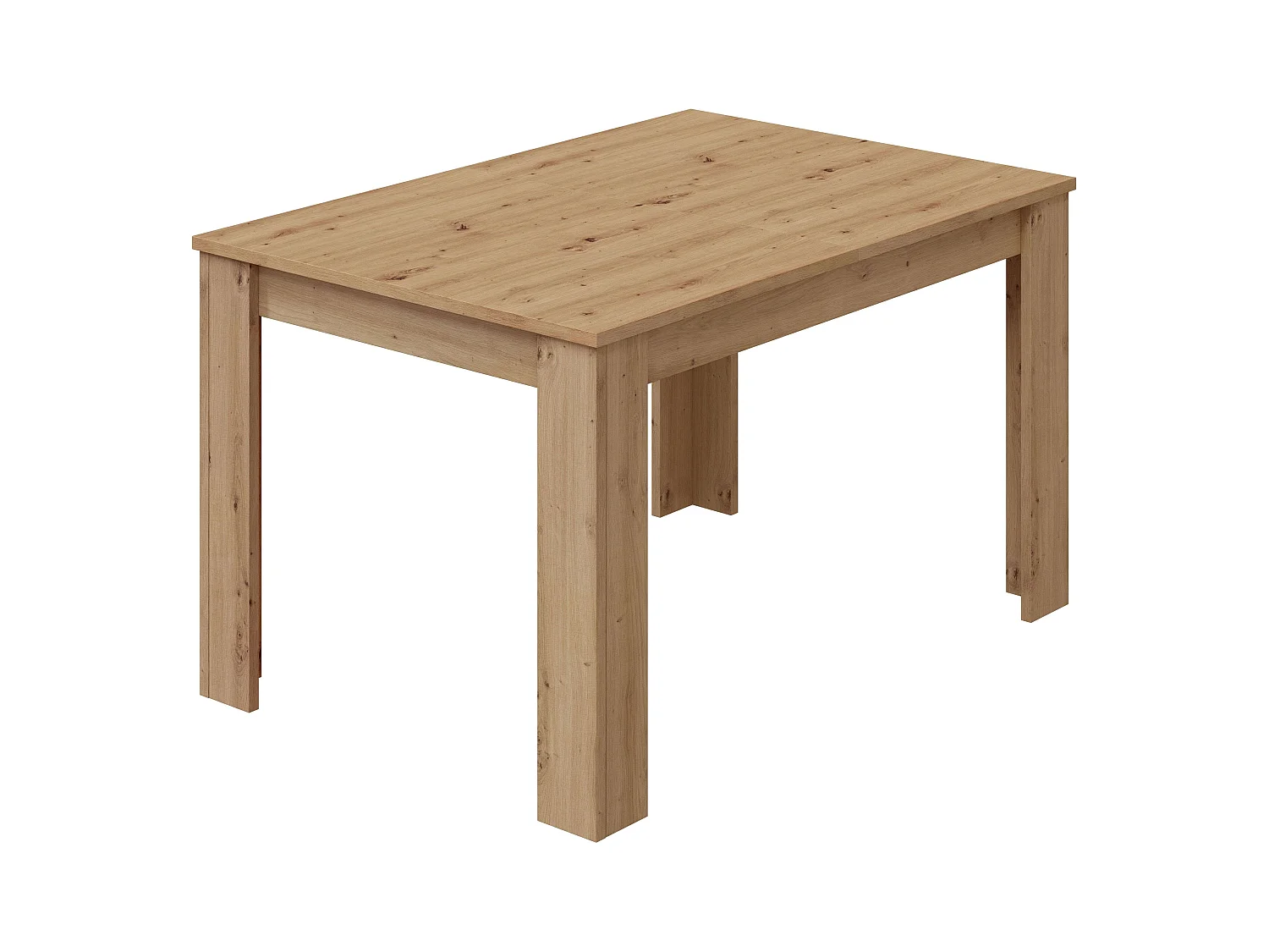 Mesa Extensible Salón Comedor Kendra Roble Nodi 140-190x90x78 cm