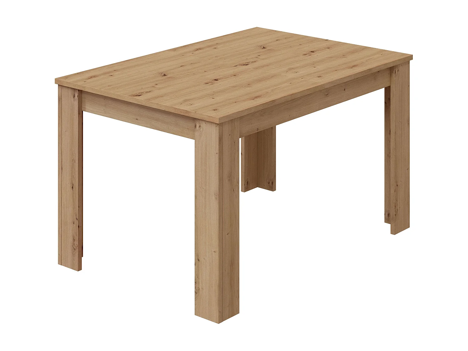 Mesa Extensible Salón Comedor Kendra Roble Nodi 140-190x90x78 cm