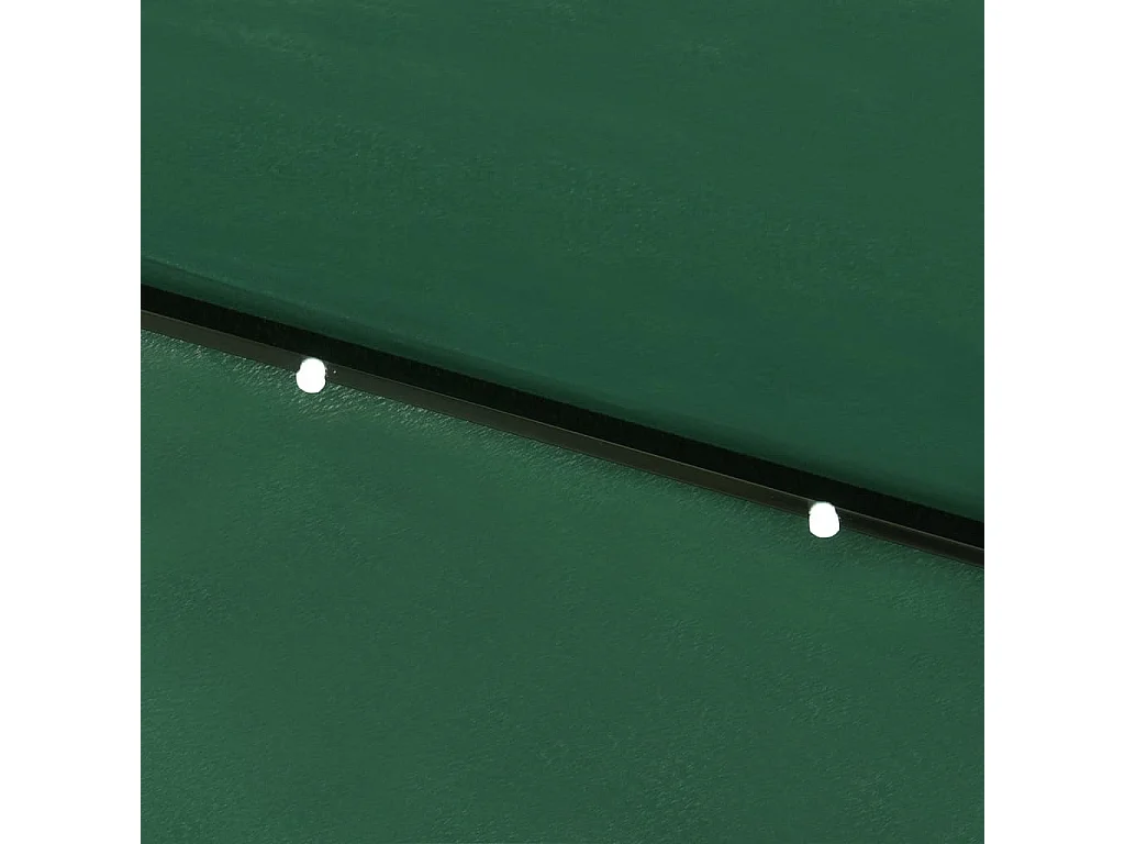 Parasol de jardin-Parasol d'extérieur avec LED et mât en acier Vert 2x3 m