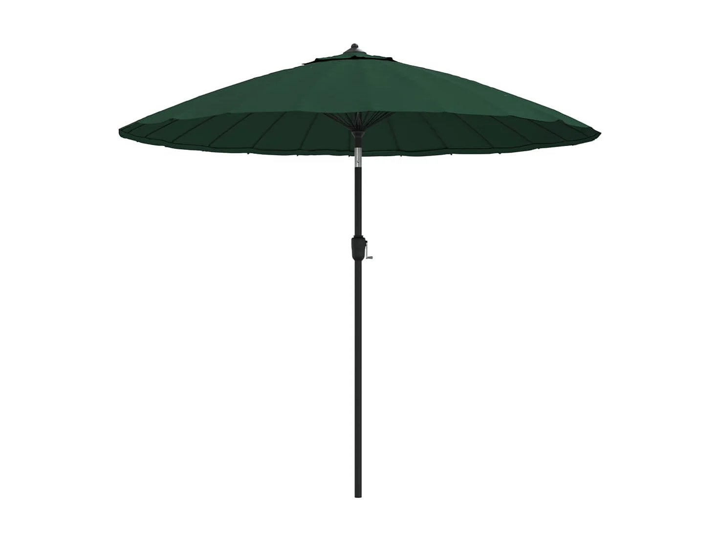 Parasol d'extérieur | Parasol de jardin avec mât en aluminium 270 cm Vert