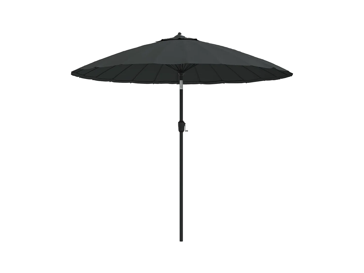 Parasol d'extérieur | Parasol de jardin avec mât en aluminium 270 cm Anthracite