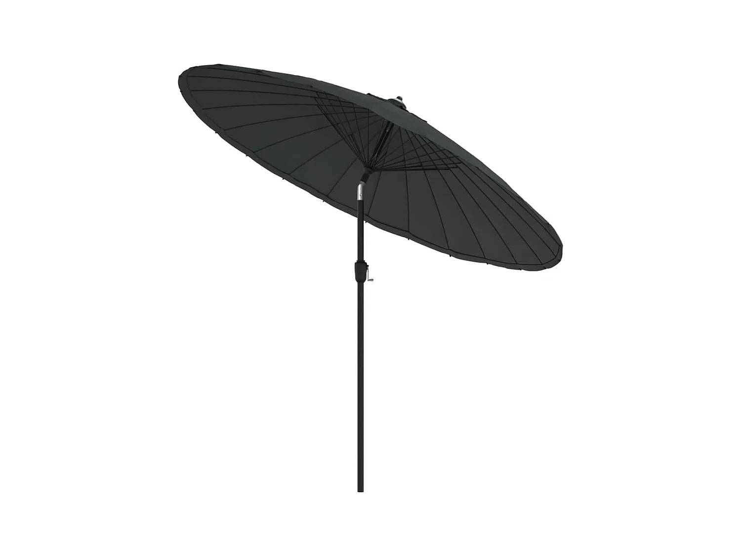 Parasol d'extérieur | Parasol de jardin avec mât en aluminium 270 cm Anthracite
