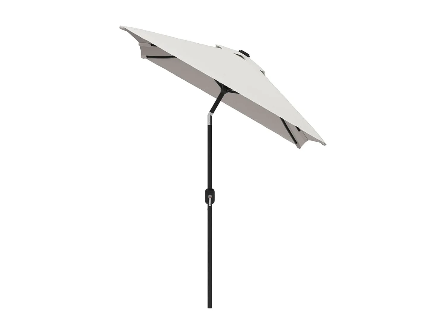 Parasol de jardin 200 x 300 cm Blanc sable Rectangulaire
