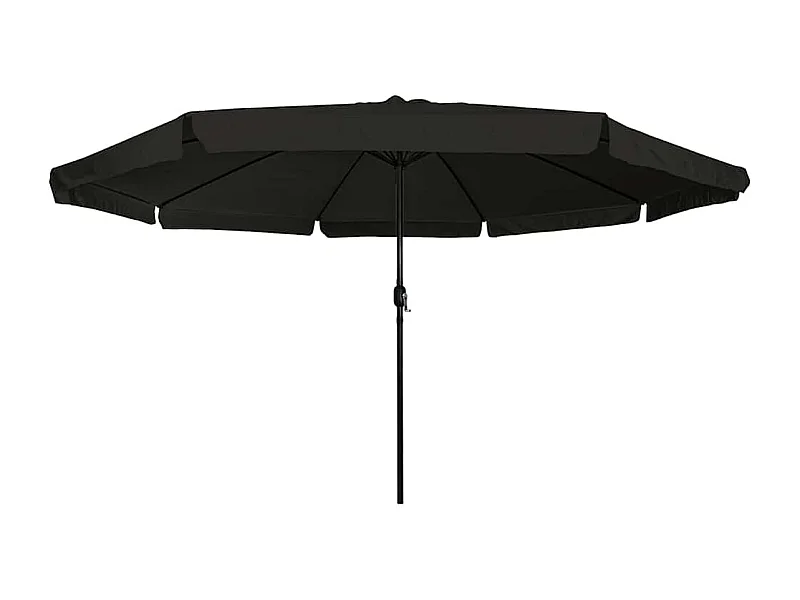 Parasol de jardin-Parasol d'extérieur Noir 395 x 395 x 245 cm Polyester et Acier