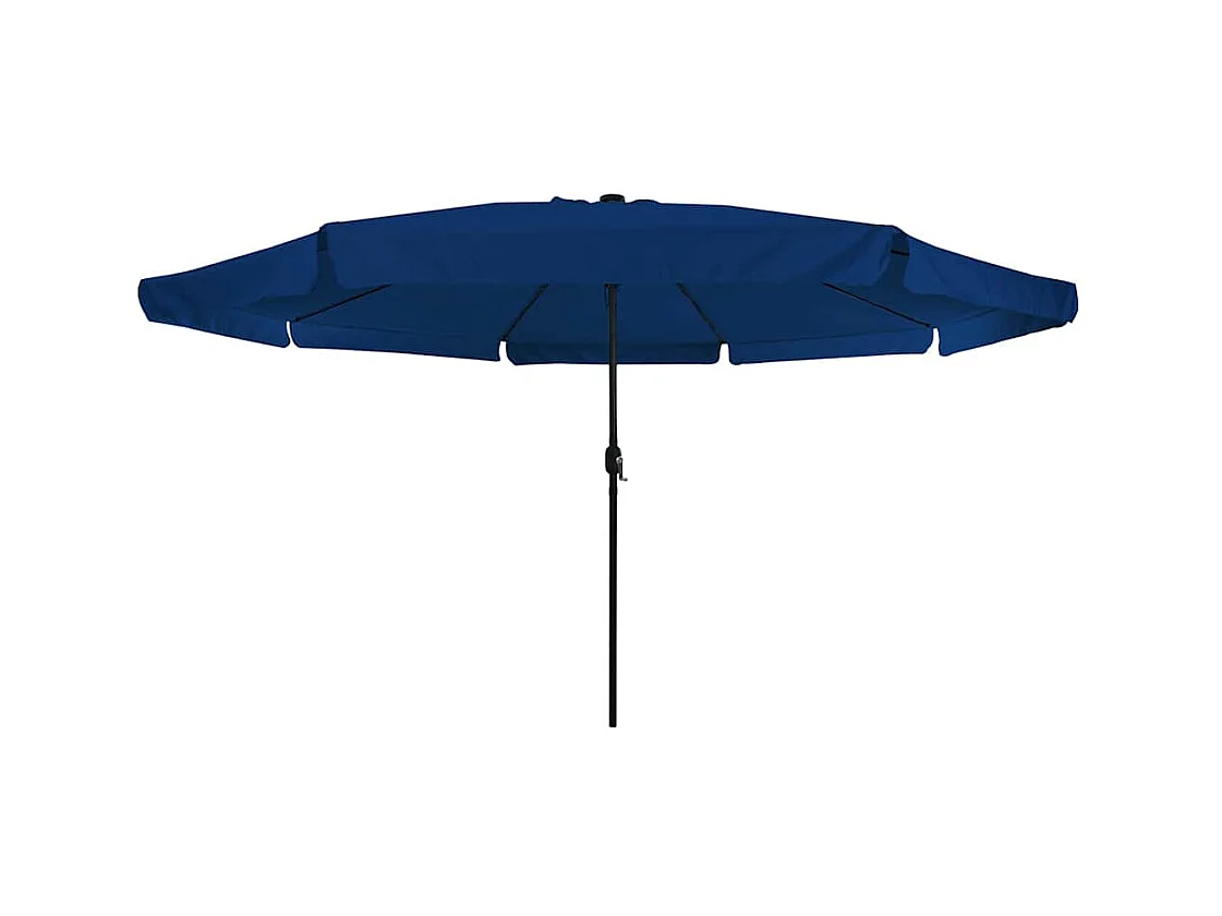 Parasol de jardin-Parasol d'extérieur Bleu et Noir 395 x 395 x 245 cm