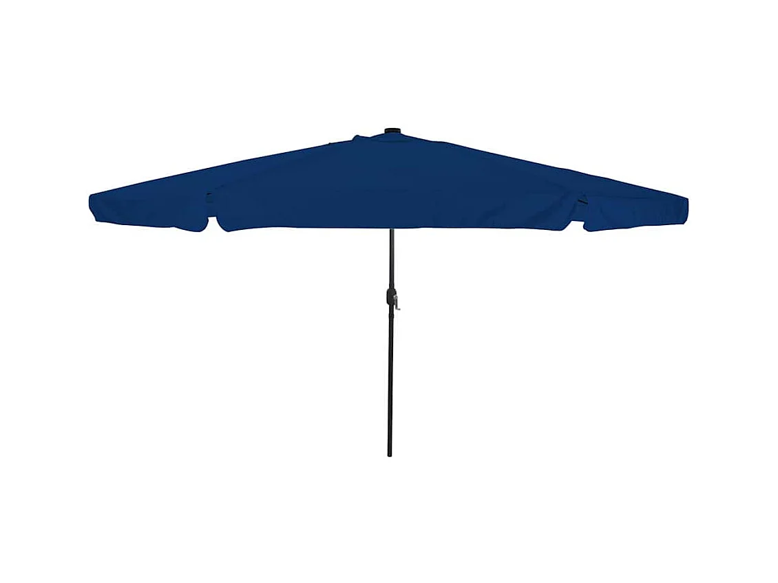 Parasol de jardin-Parasol d'extérieur Bleu et Noir 395 x 395 x 245 cm