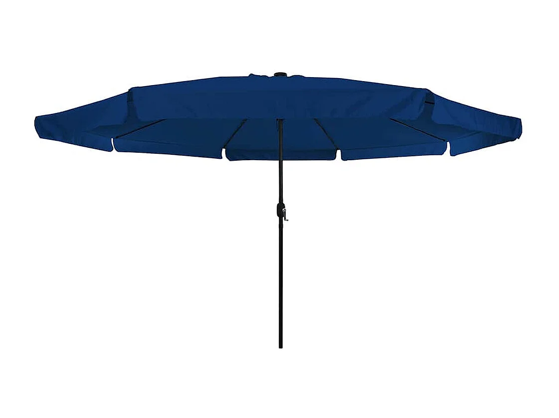 Parasol de jardin-Parasol d'extérieur Bleu et Noir 395 x 395 x 245 cm