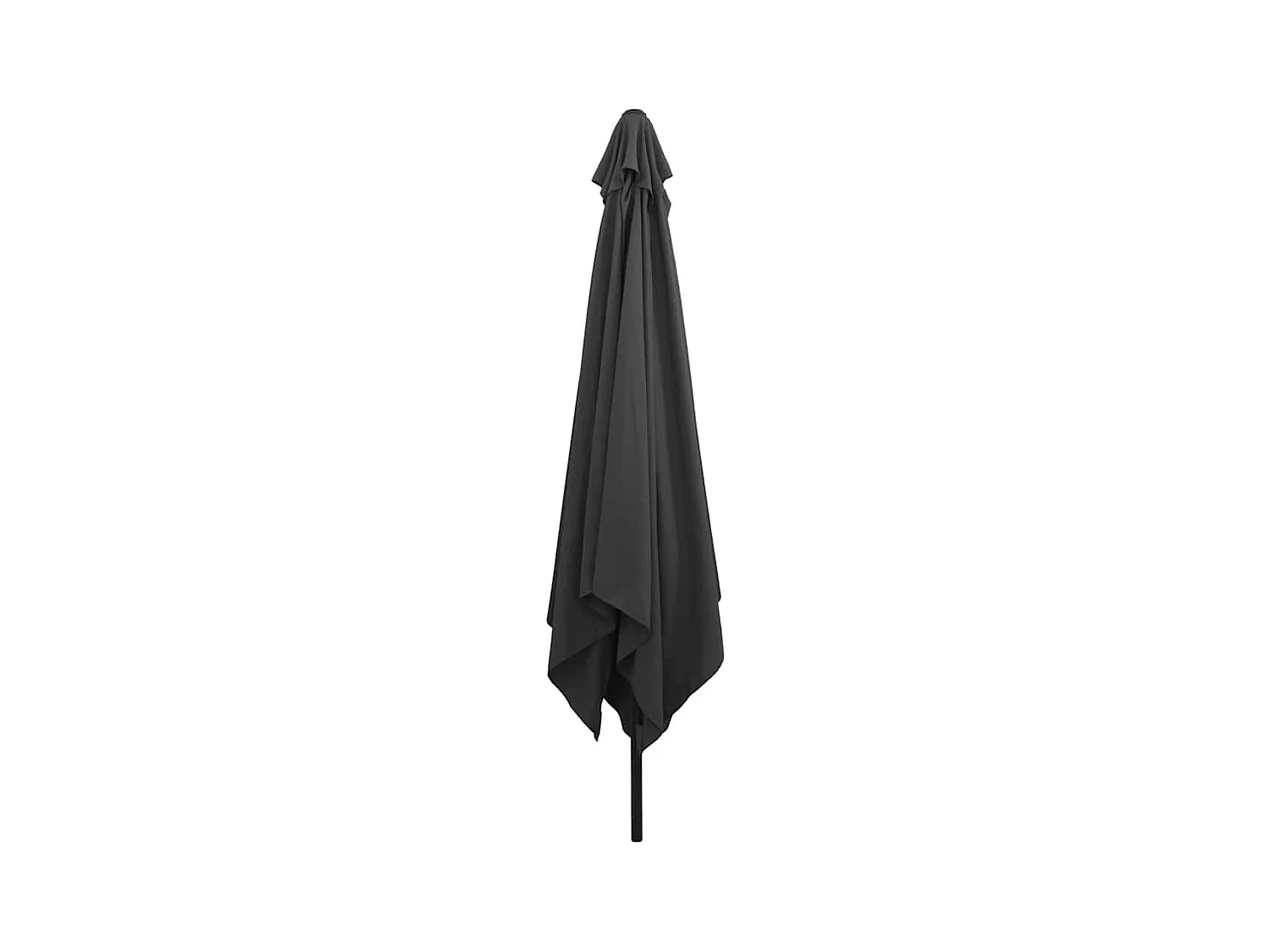 Parasol de jardin Anthracite et noir 295 x 295 x 245 cm